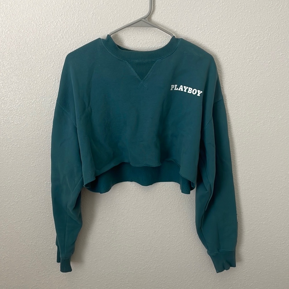 Playboy by Pacsun cropped sweatshirt